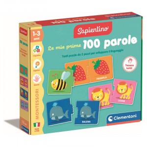 MONTESSORI  LE MIE PRIME 100 PAROLE CLEMENTONI