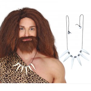 COLLANA CAVERNICOLO CON DENTI