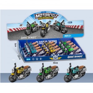 MOTO A FRIZIONE RETRO MOTO MODEL 3COL 14 CM