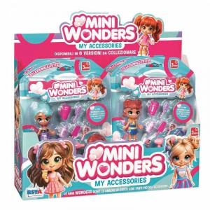 BAMBOLA MINI DOLLS 9 CM MINIWONDER 6 ASS.