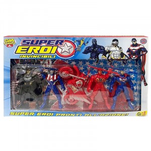 SUPER EROI CON MOTO IN SCATOLA