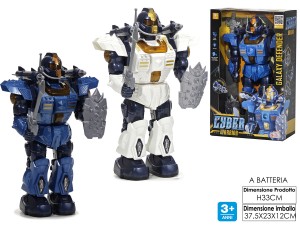 ROBOT CYBER WARRIOR 33 CM B/O 2ASS