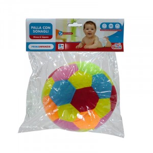 PALLA 20 CM. COLORATA CON SONAGLI