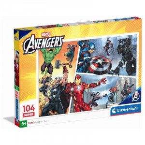 PUZZLE 104 SUPER AVENGERS CLEMENTONI