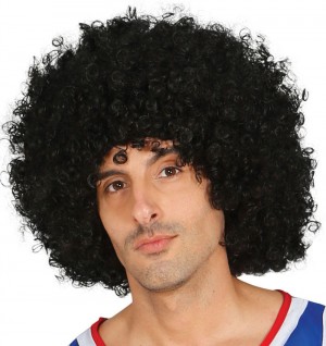 PARRUCCA RICCIA NERA GIGANTE