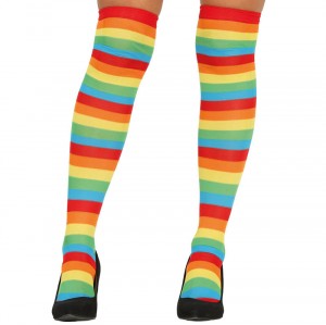 CALZE RIGHE MULTICOLORE