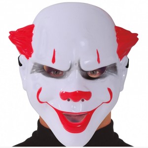 MASCHERA PAGLIACCIO ASSASSINO IN PVC