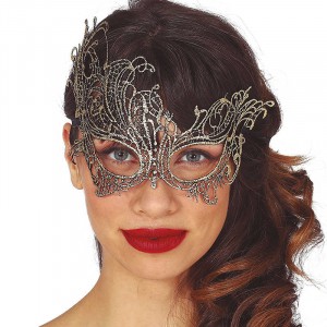 MASCHERA FILIGRANA DORATA