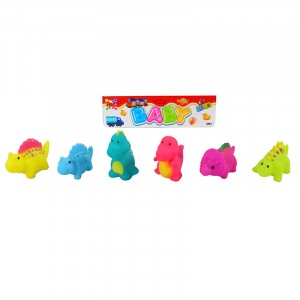 SET SERIE MORBIDON 6 PZ DINO 10 X 6,5 CM CON SUONO