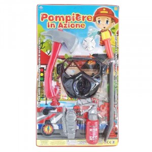 BLISTER SET POMPIERE CON MASCHERA