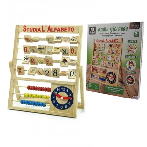 GIOCO ABACO C/LETTERE E NUMERI