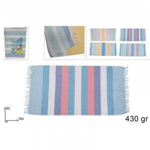 TELO MARE COTONE / SPUGNA 80X160 430 GR