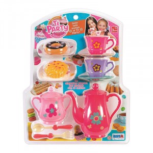 SET TEIERA CON TAZZINE E PASTICCINI BLISTER