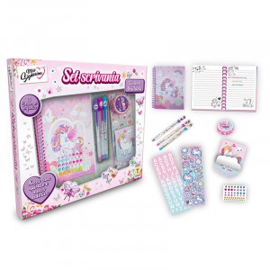 SET CREATIVO CON STICKER E PENNE