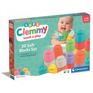 SOFT CLEMMY CONFEZIONE 20 MATTONCINI CLEMENTONI