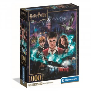 PUZZLE 1000 HARRY POTTER COMPACT BOX CLEMENTONI