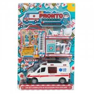 BLISTER SET AMBULANZA CON ACCESSORI