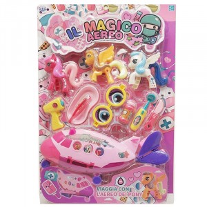 BLISTER AEREOPLANO PONY CON ACCESSORI